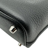 エルメス HERMES ピコタンロックPM W刻印 ブラック シルバー金具 トリヨンクレマンス レディース ハンドバッグ