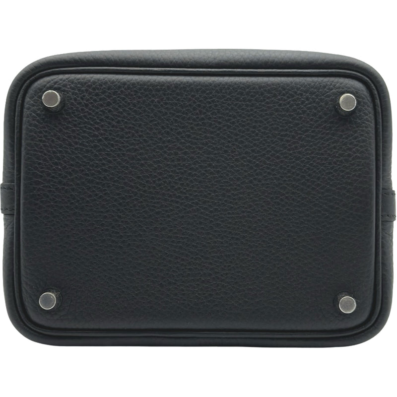 Hermes ピコタンロックPM ブラック　w刻印 エルメス HERMES ピコタンロックPM W刻印 ブラック シルバー金具