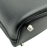 エルメス HERMES ピコタンロックPM W刻印 ブラック シルバー金具 トリヨンクレマンス レディース ハンドバッグ