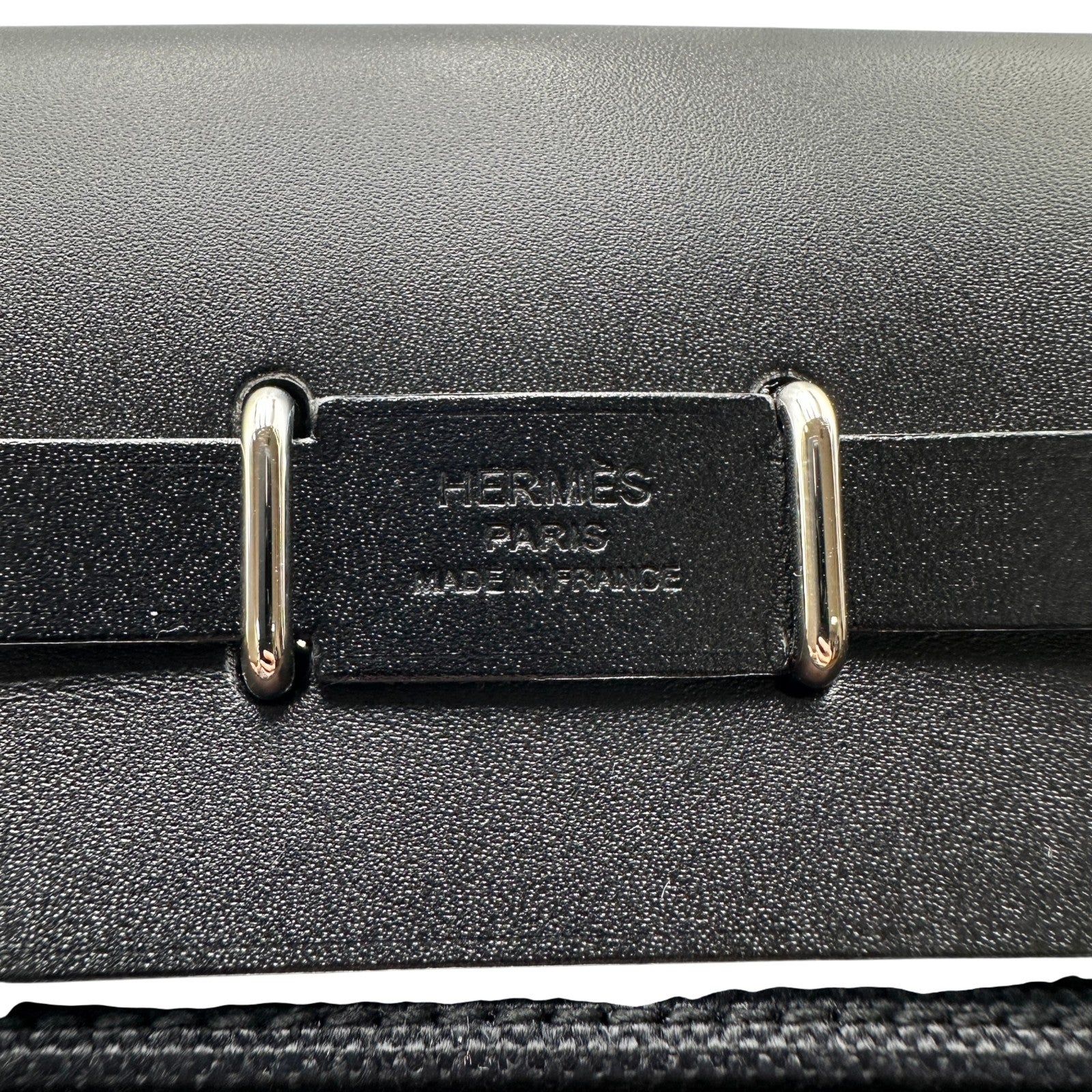 エルメス HERMES エールバッグジップ ミニ G刻印2026年製 ブラック