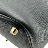 エルメス HERMES ピコタンロックPM K刻印 ブラック ゴールド金具 トリヨンクレマンス レディース ハンドバッグ