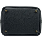 エルメス HERMES ピコタンロックPM K刻印 ブラック ゴールド金具 トリヨンクレマンス レディース ハンドバッグ