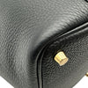 エルメス HERMES ピコタンロックPM K刻印 ブラック ゴールド金具 トリヨンクレマンス レディース ハンドバッグ