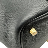 エルメス HERMES ピコタンロックPM K刻印 ブラック ゴールド金具 トリヨンクレマンス レディース ハンドバッグ