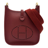 エルメス HERMES エヴリン TPM K刻 ルージュアッシュ ゴールド金具 トリヨン レディース ショルダーバッグ