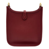 エルメス HERMES エヴリン TPM K刻 ルージュアッシュ ゴールド金具 トリヨン レディース ショルダーバッグ
