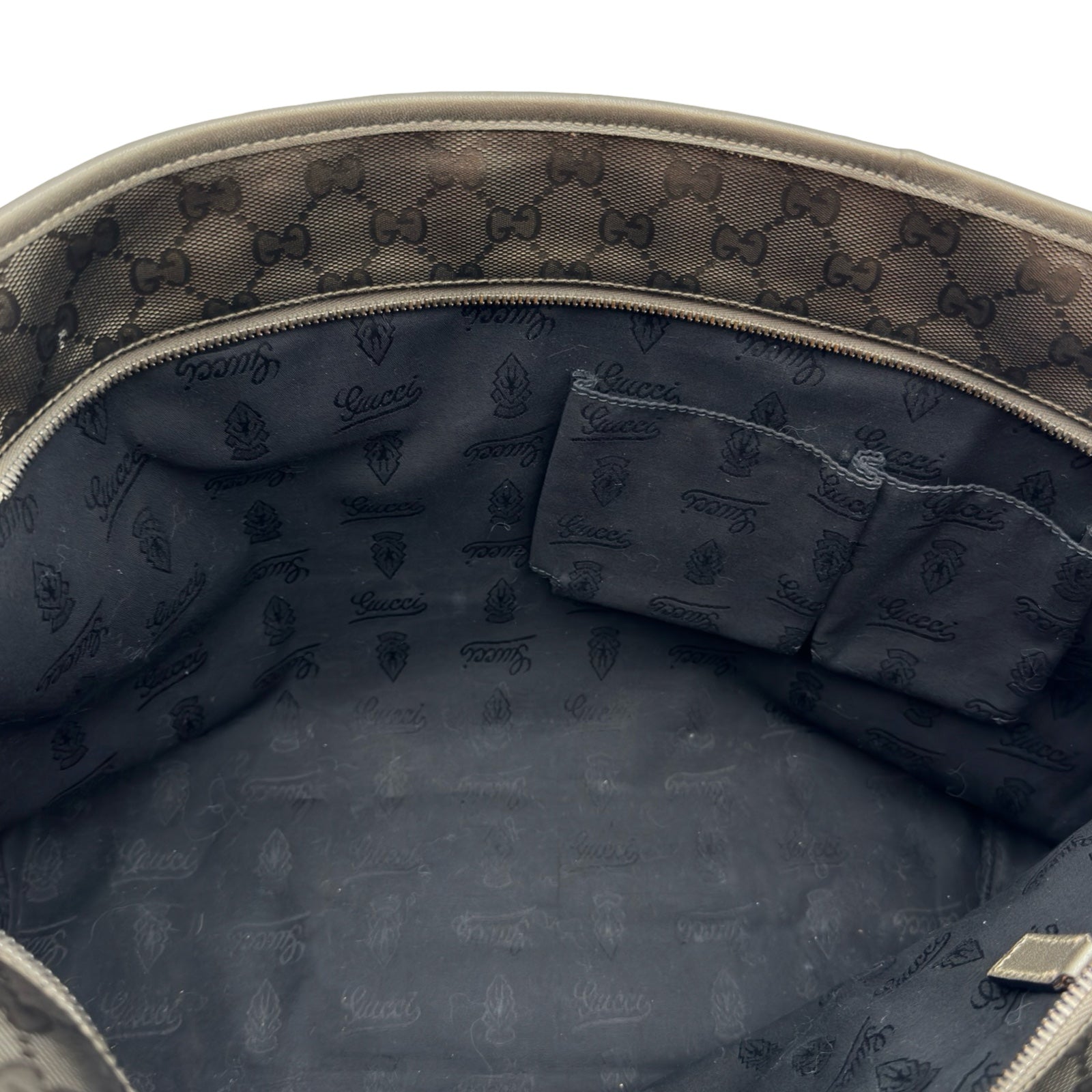 早い者勝ちGUCCI GGインプリメ トート 通勤通学 中古美品 グッチ GUCCI GGインプリメ トートバッグ 211187 ブロンズ レディース