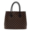 ルイ・ヴィトン LOUIS VUITTON ケンジントン N41435 ブラウン ダミエ/レザー レディース トートバッグ