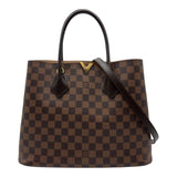 ルイ・ヴィトン LOUIS VUITTON ケンジントン N41435 ブラウン ダミエ/レザー レディース トートバッグ