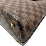 ルイ・ヴィトン LOUIS VUITTON ケンジントン N41435 ブラウン ダミエ/レザー レディース トートバッグ