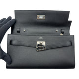 エルメス HERMES ケリートゥーゴー Z刻 ブラック シルバー金具 エプソン レディース ショルダーバッグ