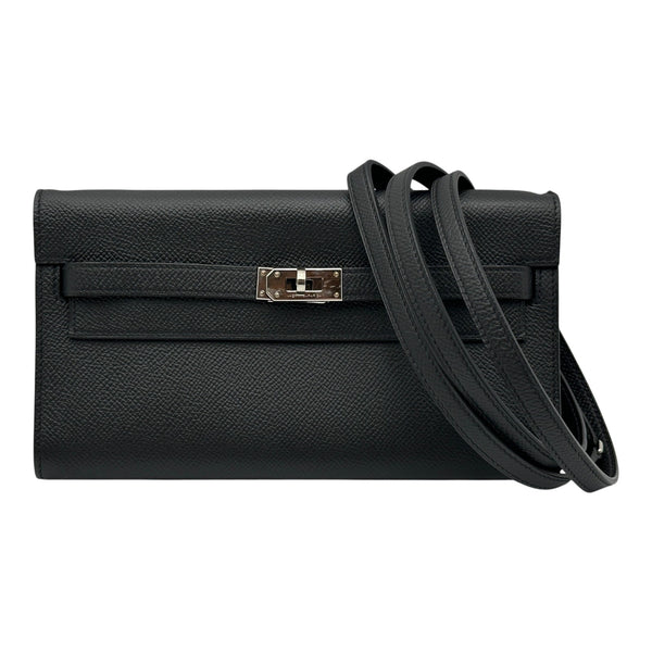 エルメス HERMES ケリートゥーゴー Z刻 ブラック シルバー金具