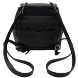 シャネル CHANEL マトラッセ スモールバックパック A93748 24番台 ブラック ゴールド金具 キャビアスキン レディース リュック・デイパック
