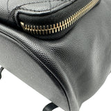 シャネル CHANEL マトラッセ スモールバックパック A93748 24番台 ブラック ゴールド金具 キャビアスキン レディース リュック・デイパック