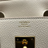 エルメス HERMES バーキン30 Ｗ刻印 クレ ゴールド金具 トゴ レディース ハンドバッグ