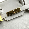 エルメス HERMES バーキン30 Ｗ刻印 クレ ゴールド金具 トゴ レディース ハンドバッグ