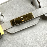 エルメス HERMES バーキン30 Ｗ刻印 クレ ゴールド金具 トゴ レディース ハンドバッグ