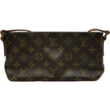 ルイ・ヴィトン LOUIS VUITTON トロター M51240 ブラウン モノグラムキャンバス レディース ショルダーバッグ