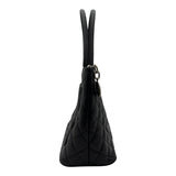 シャネル CHANEL 復刻トート A01804 6番台 ブラック シルバー金具 キャビアスキン レディース トートバッグ