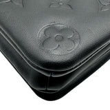 ルイ・ヴィトン LOUIS VUITTON ポシェット・クッサン M82116 ブラック ゴールド金具 ラムレザー レディース ショルダーバッグ クラッチバッグ