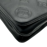 ルイ・ヴィトン LOUIS VUITTON ポシェット・クッサン M82116 ブラック ゴールド金具 ラムレザー レディース ショルダーバッグ クラッチバッグ