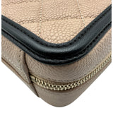 シャネル CHANEL CCフィリグリースモールヴァニティ A93342 24番台 ベージュ/ブラック ゴールド金具 キャビアスキン レディース ショルダーバッグ
