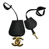 シャネル CHANEL CCフィリグリースモールヴァニティ A93342 24番台 ベージュ/ブラック ゴールド金具 キャビアスキン レディース ショルダーバッグ