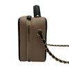 シャネル CHANEL CCフィリグリースモールヴァニティ A93342 24番台 ベージュ/ブラック ゴールド金具 キャビアスキン レディース ショルダーバッグ