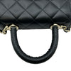 シャネル CHANEL ココハンドルエクストラミニ AP4244 ブラック ゴールド金具 ラムスキン レディース ショルダーバッグ