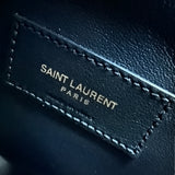 サンローラン SAINT LAURENT LE 5 A 7 スモール 713938 ブラック ソフトカーフ レディース ショルダーバッグ
