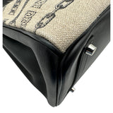 エルメス HERMES バーキン35 デシュネ C刻 ブラック シルバー金具 トワルドゥキャンプ/スイフト レディース ハンドバッグ