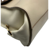 サルヴァトーレ・フェラガモ Salvatore Ferragamo ソフィア ミディアム 21D543 ベージュ/ブラウン ゴールド金具 レザー レディース ショルダーバッグ