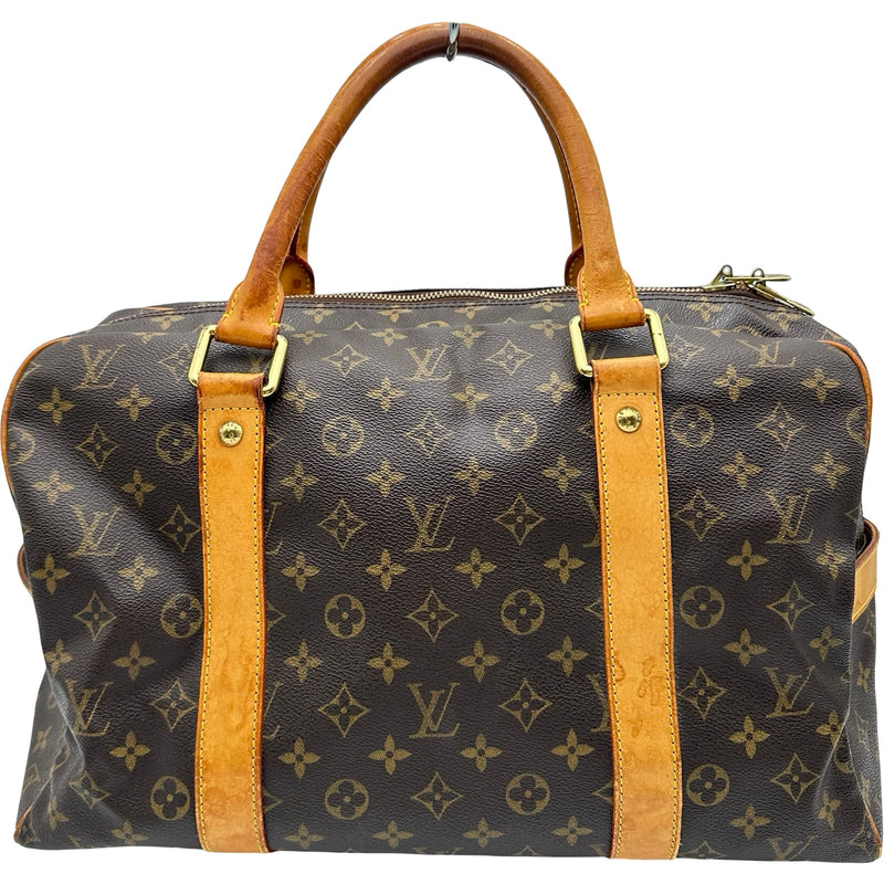 LOUIS VUITTON モノグラム ボストンバッグ40 ルイ・ヴィトン LOUIS VUITTON キャリーオール M40074 ブラウン