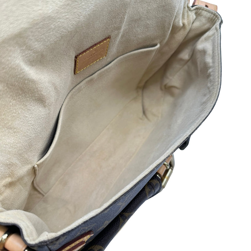 ルイ・ヴィトン LOUIS VUITTON ハドソンPM M40027 ブラウン モノグラム