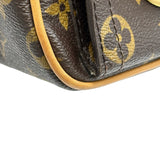 ルイ・ヴィトン LOUIS VUITTON ハドソンPM M40027 ブラウン モノグラムキャンバス レディース ショルダーバッグ