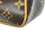 ルイ・ヴィトン LOUIS VUITTON ハドソンPM M40027 ブラウン モノグラムキャンバス レディース ショルダーバッグ