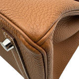 エルメス HERMES バーキン30 G刻印 ゴールド シルバー金具 トゴ レディース ハンドバッグ