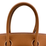 エルメス HERMES バーキン30 G刻印 ゴールド シルバー金具 トゴ レディース ハンドバッグ