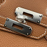 エルメス HERMES バーキン30 G刻印 ゴールド シルバー金具 トゴ レディース ハンドバッグ