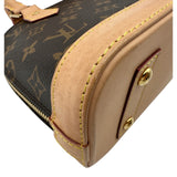 ルイ・ヴィトン LOUIS VUITTON アルマBB M46990 ブラウン モノグラム/レザー レディース ショルダーバッグ
