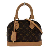 ルイ・ヴィトン LOUIS VUITTON アルマBB M46990 ブラウン モノグラム/レザー レディース ショルダーバッグ