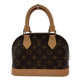 ルイ・ヴィトン LOUIS VUITTON アルマBB M46990 ブラウン モノグラム/レザー レディース ショルダーバッグ