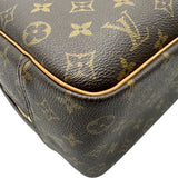 ルイ・ヴィトン LOUIS VUITTON ドーヴィル M47270 ブラウン モノグラム/レザー レディース ハンドバッグ