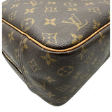ルイ・ヴィトン LOUIS VUITTON ドーヴィル M47270 ブラウン モノグラム/レザー レディース ハンドバッグ