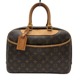ルイ・ヴィトン LOUIS VUITTON ドーヴィル M47270 ブラウン モノグラム/レザー レディース ハンドバッグ