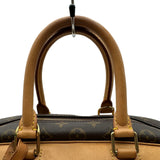ルイ・ヴィトン LOUIS VUITTON ドーヴィル M47270 ブラウン モノグラム/レザー レディース ハンドバッグ