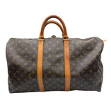 ルイ・ヴィトン LOUIS VUITTON キーポル50 M41426 ブラウン モノグラムキャンバス ユニセックス ボストンバッグ