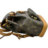 ルイ・ヴィトン LOUIS VUITTON ミニ・モンスリ M51137 ブラウン モノグラムキャンバス レディース リュック・デイパック