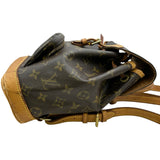 ルイ・ヴィトン LOUIS VUITTON ミニ・モンスリ M51137 ブラウン モノグラムキャンバス レディース リュック・デイパック