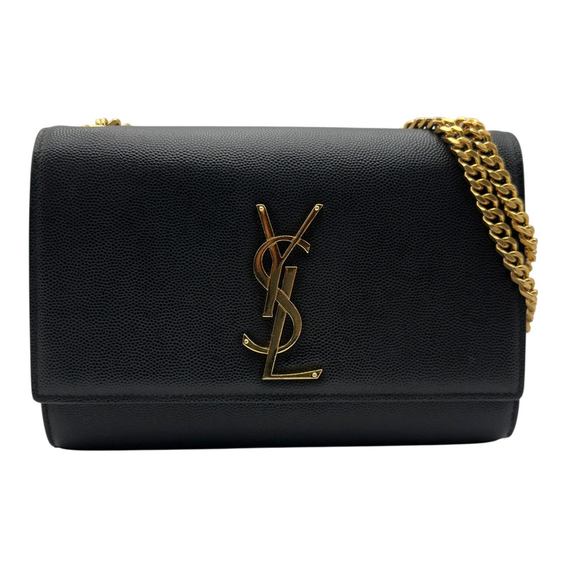 SAINT LAURENT サンローラン バッグブラック × ゴールド金具 サンローラン SAINT LAURENT ケイト スモール ショルダーバッグ 469390